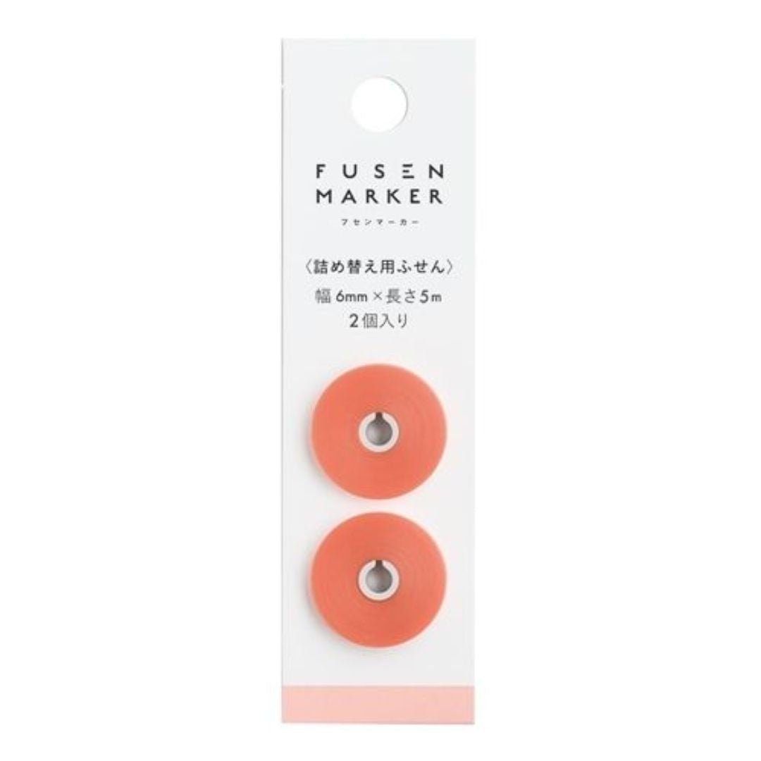 Fusen Marker Refills - Sticky Note Tape - Pink - Kanmido