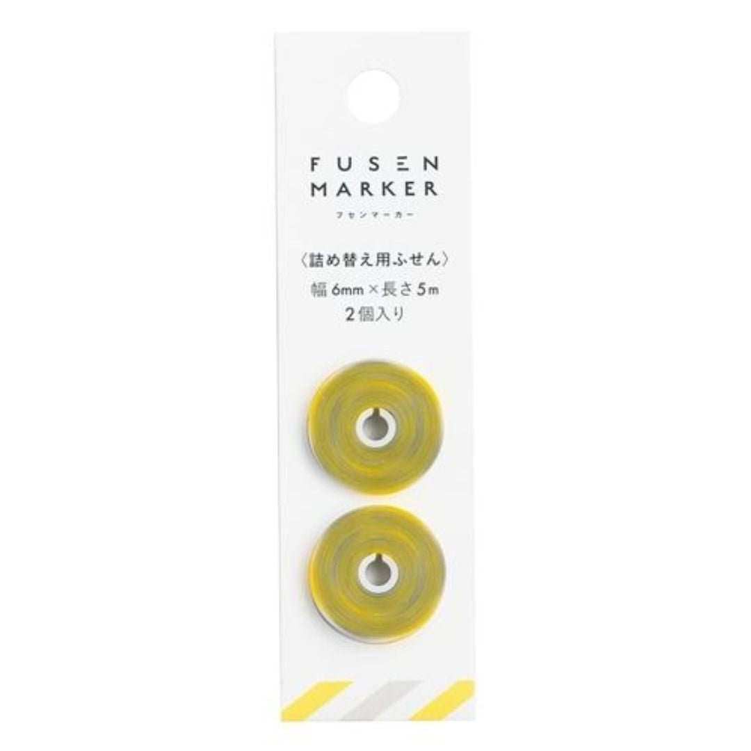 Fusen Marker Refills - Sticky Note Tape - Stripes - Kanmido