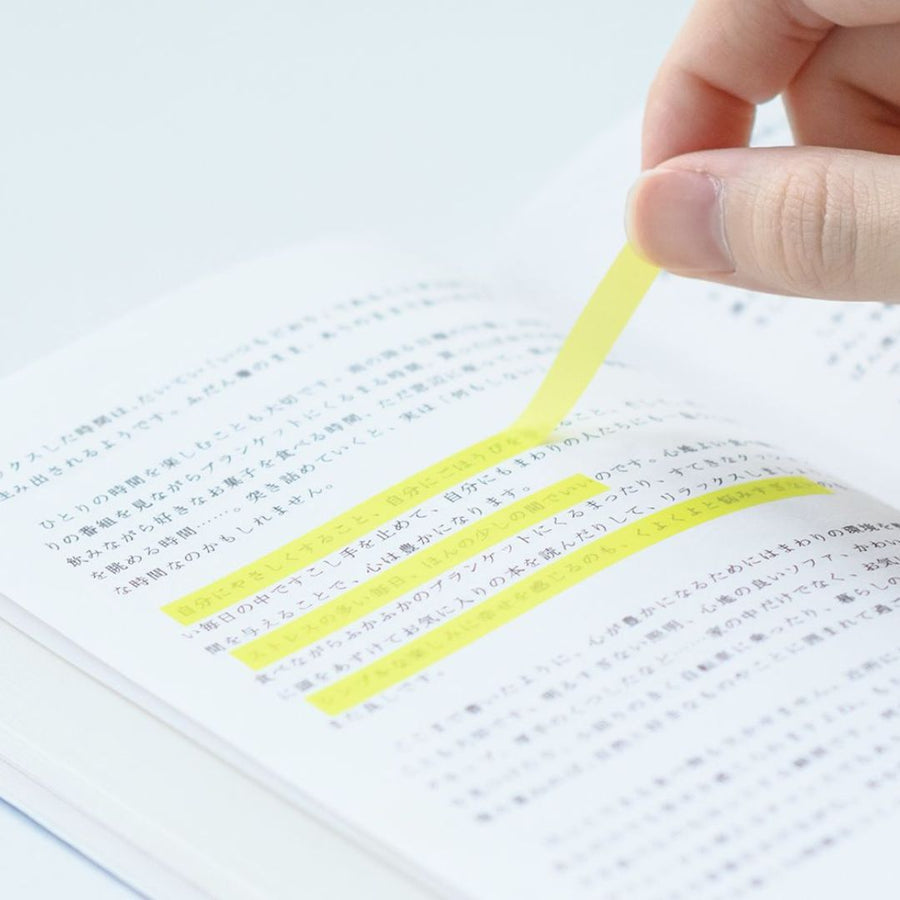 Fusen Marker Refills - Sticky Note Tape - Study Blue - Kanmido