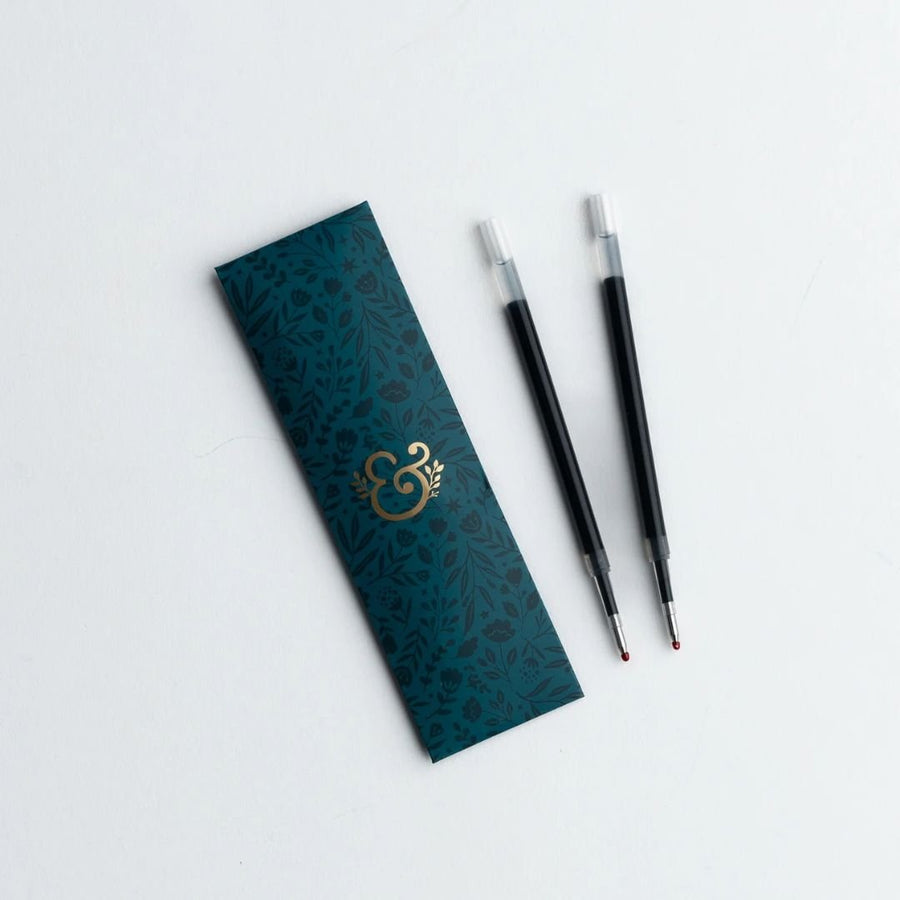 Gel Pen Refills Black Set of 2 - Archer & Olive - Under the Rowan Trees