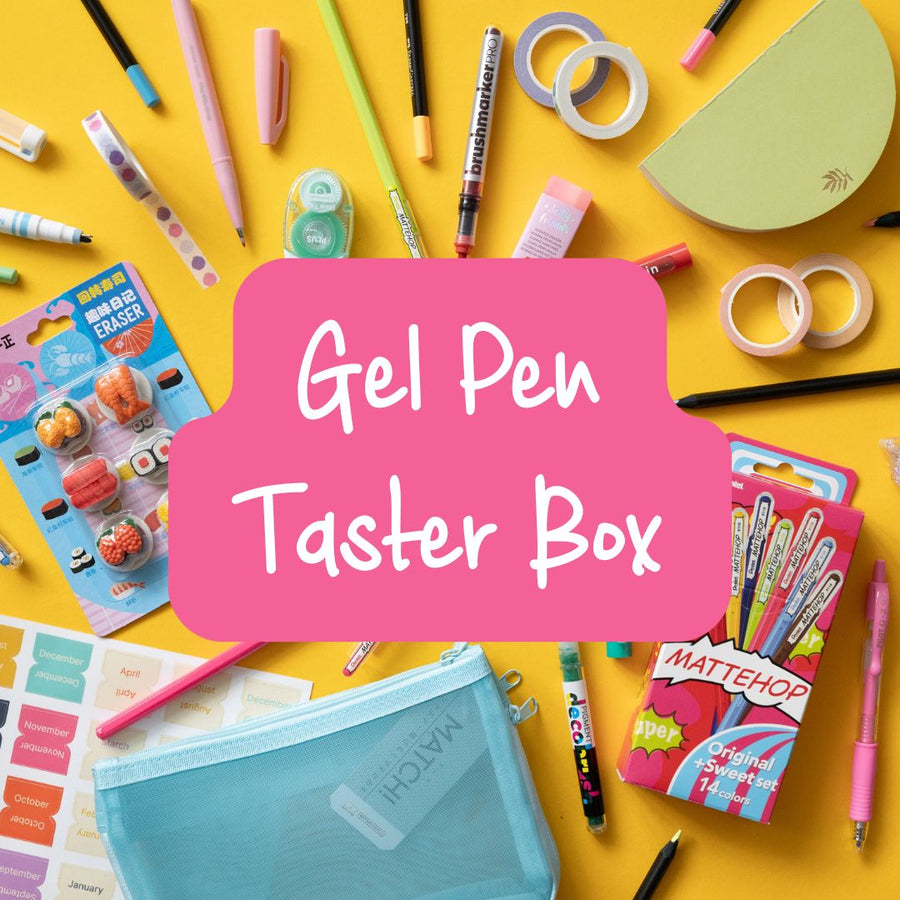 Gel Pen Taster Box - Under the Rowan Trees