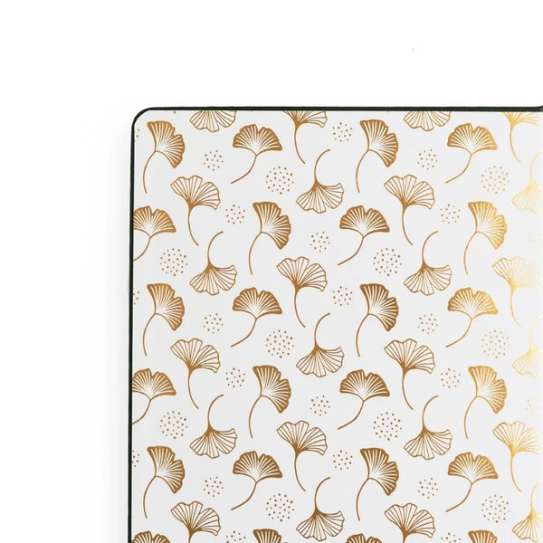 Ginkgo Leaf Luxury Dotted Journals - A5 - Archer & Olive