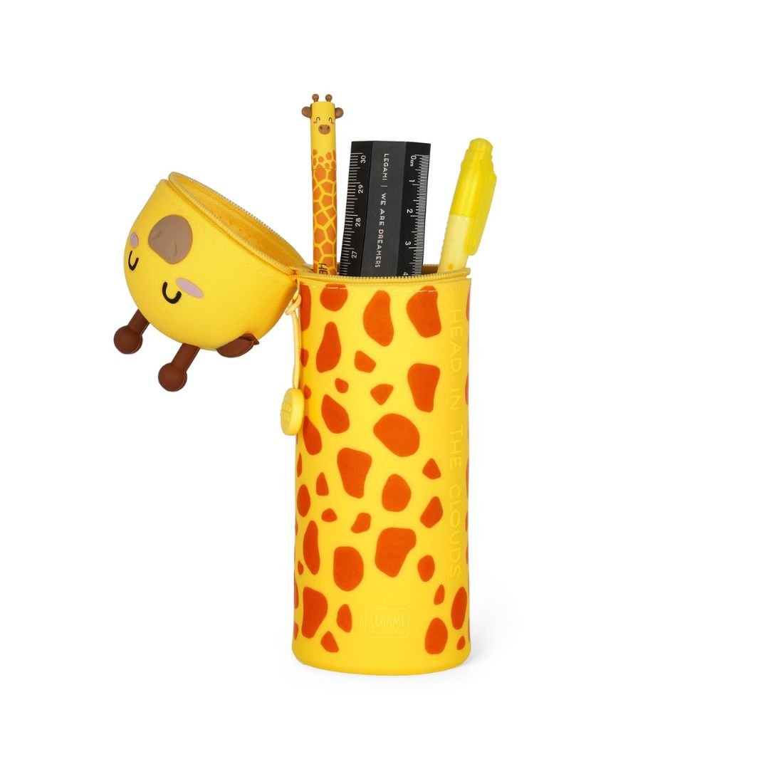 Giraffe 2 in 1 Silicone Pencil Case - Legami - Under the Rowan Trees