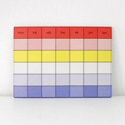 Monthly Deskpad - Paperways Palette-Notepads-Paperways-Girl With Hair Ribbon