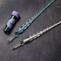 Glass Dip Pen - Light Blue - Under the Rowan Trees