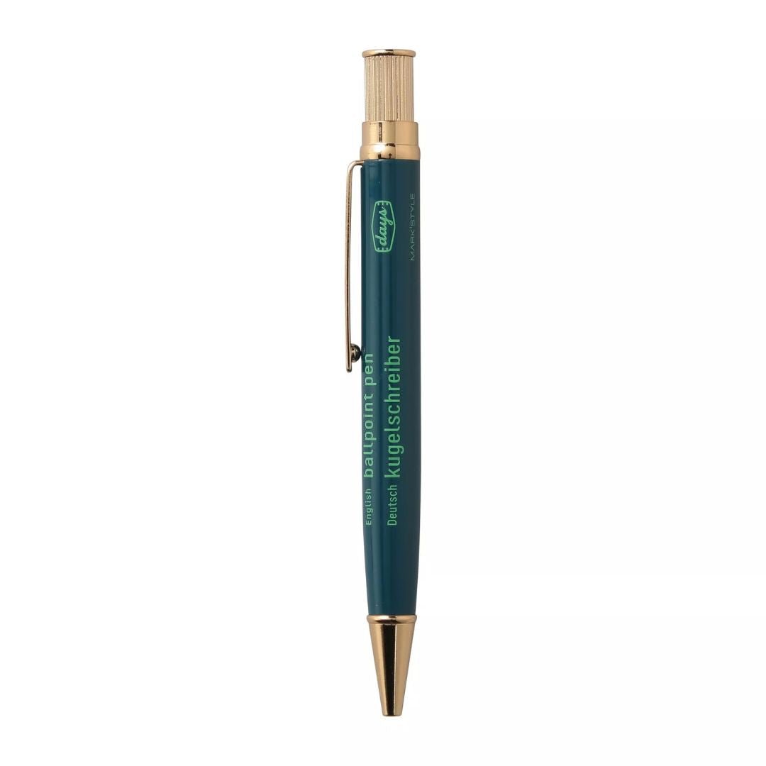 Gold - Plated Brass Pen MARK'STYLE - Navy - Mark's Inc.