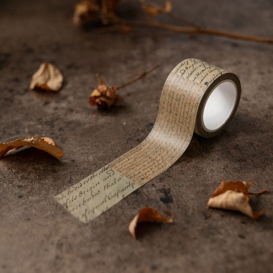 Gothic Script Washi Tape - Under the Rowan Trees - Under the Rowan Trees