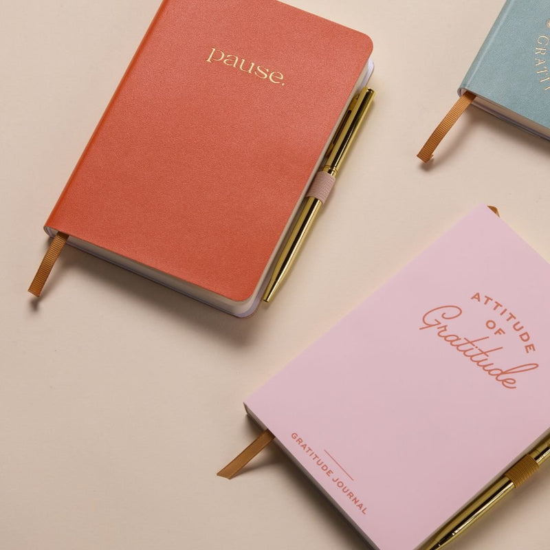 Gratitude Prompted Journal-Notebooks-Designworks Collective-Orange
