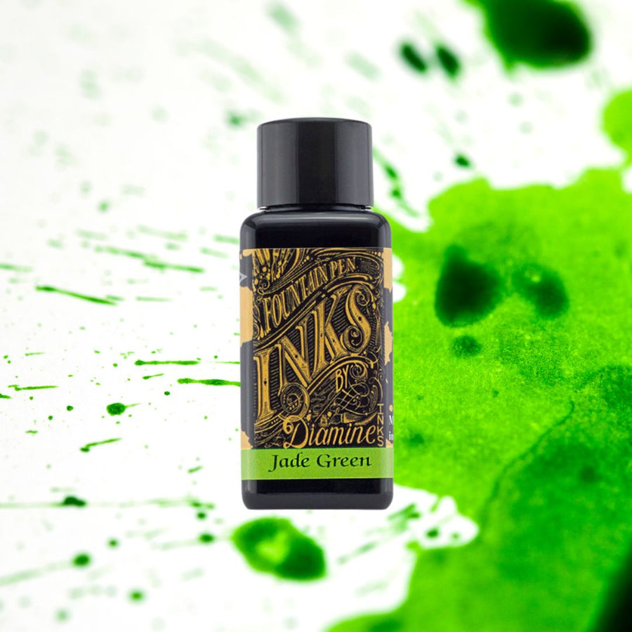 Greens Diamine Fountain Pen Inks 30ml - Diamine