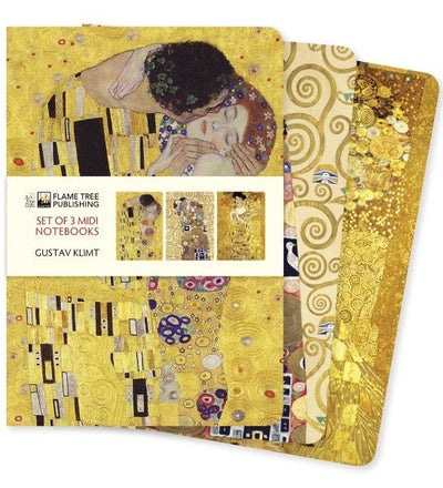 Gustav Klimt Midi Notebook Collection - Flame Tree
