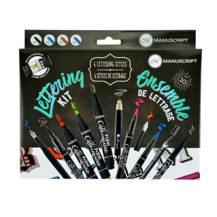 Hand Lettering Kit - Manuscript Pen Co - Manuscript