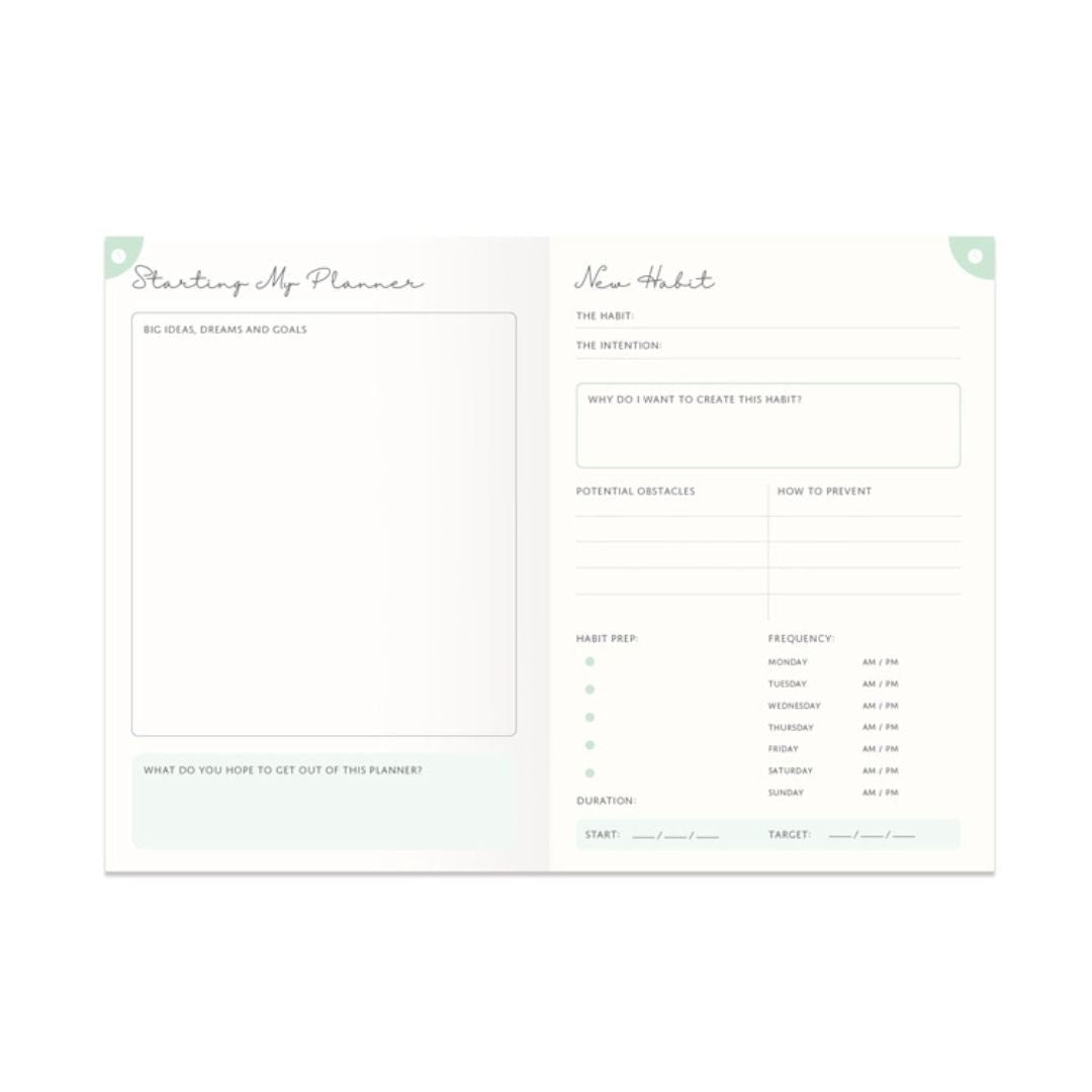 Happy Habits Guided Productivity Journal - Portico Designs