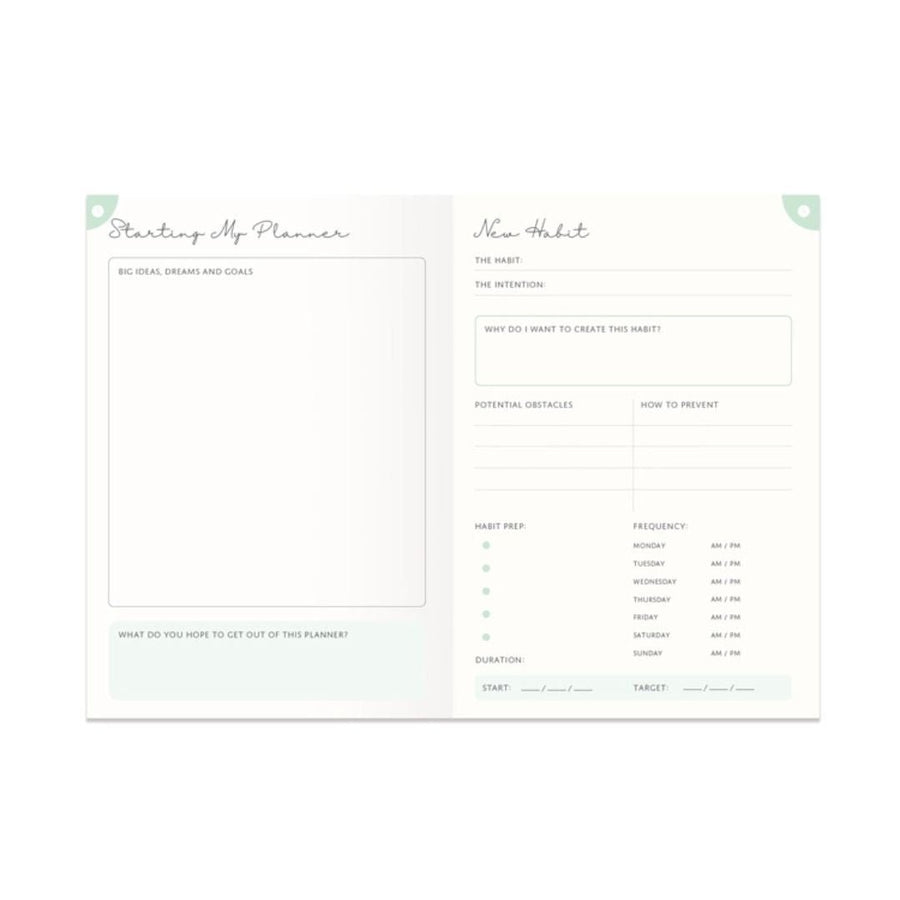 Happy Habits Guided Productivity Journal - Portico Designs