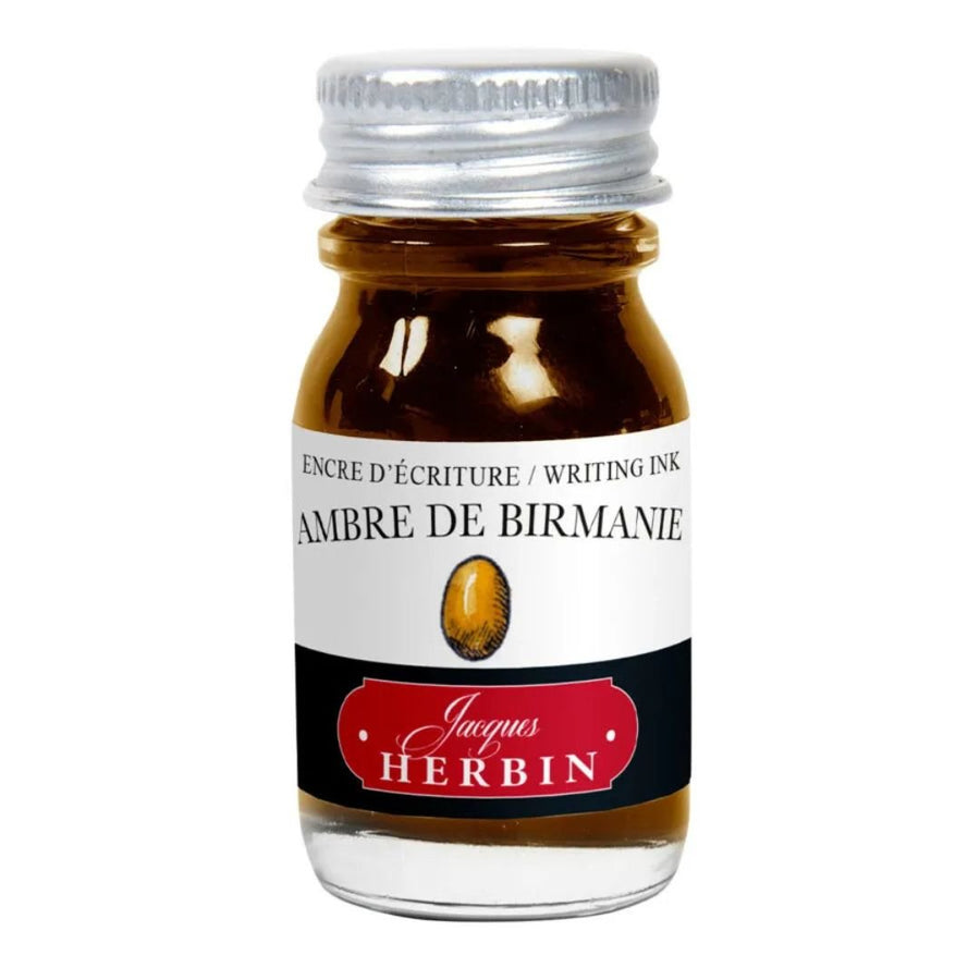 Herbin Fountain Pen Ink Bottle 10ml - Ambre de Birmanie - Herbin