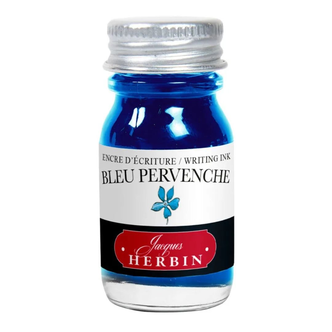 Herbin Fountain Pen Ink Bottle 10ml - Bleu Pervenche - Herbin