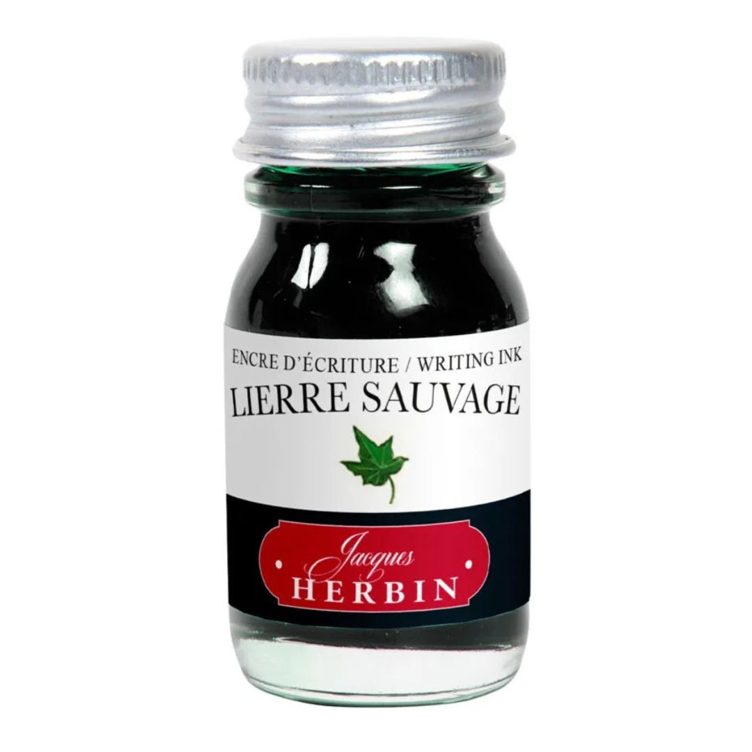 Herbin Fountain Pen Ink Bottle 10ml - Lierre Sauvage - Herbin