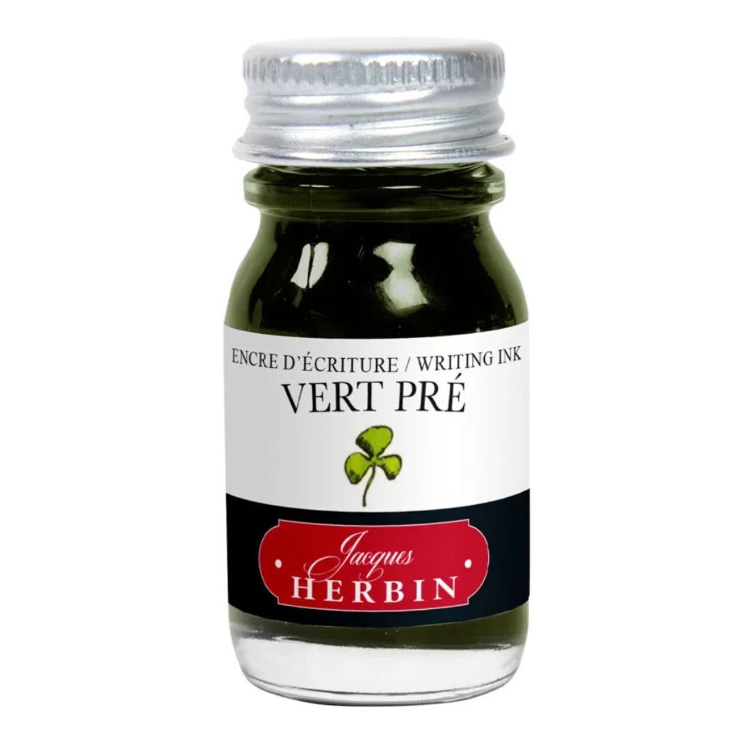 Herbin Fountain Pen Ink Bottle 10ml - Vert Pre - Herbin