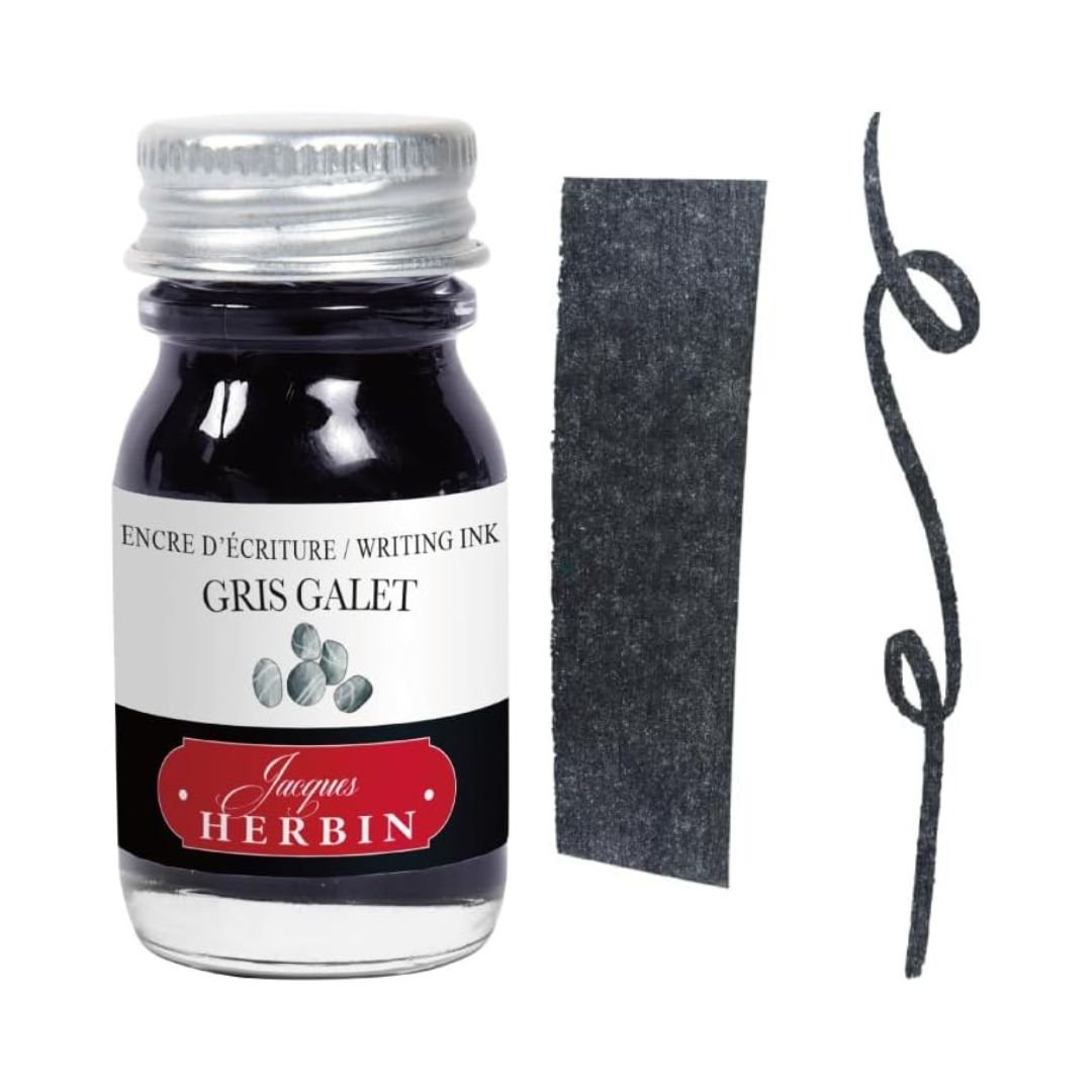 Herbin Fountain Pen Inks 10ml NEW COLOURS - Gris Galet - Herbin