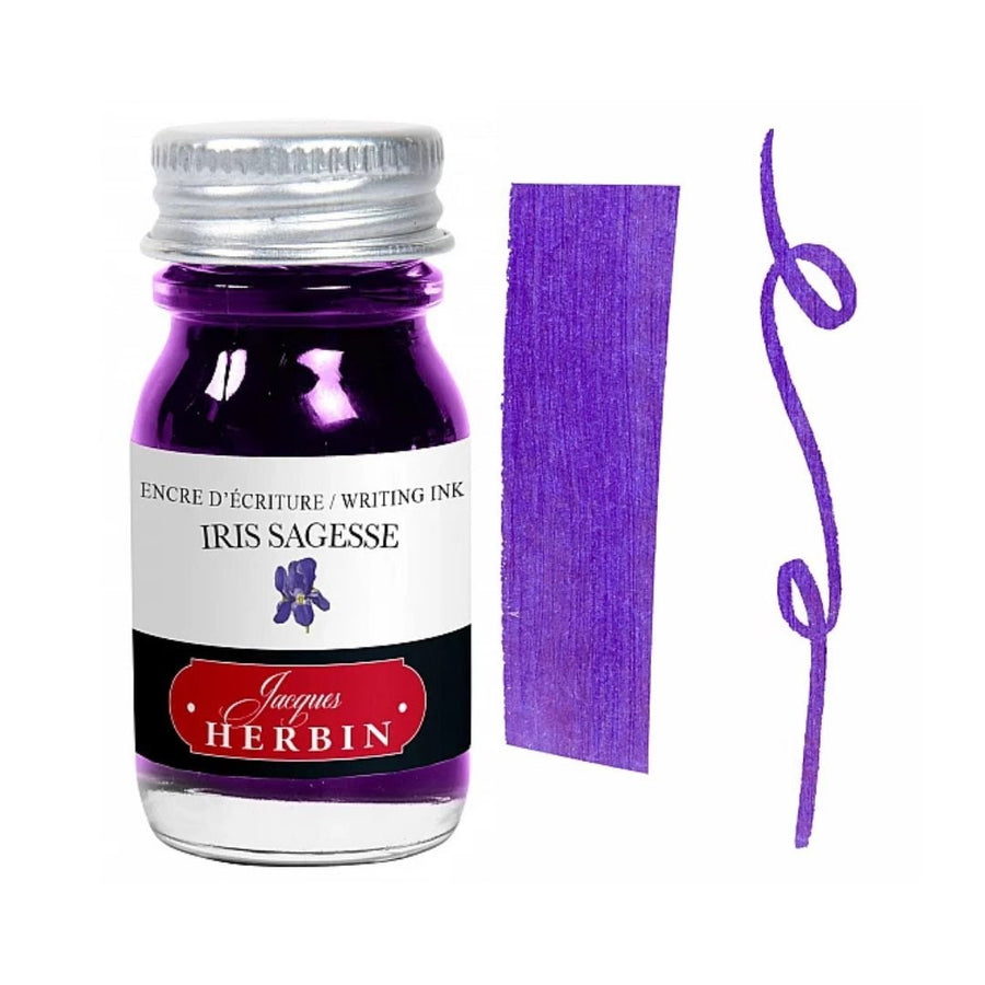 Herbin Fountain Pen Inks 10ml NEW COLOURS - Iris Sagesse - Herbin