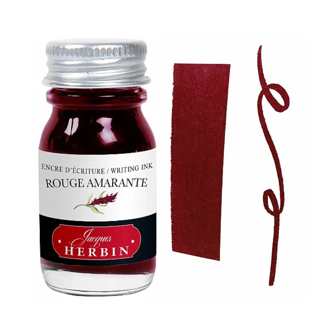 Herbin Fountain Pen Inks 10ml NEW COLOURS - Rouge Amarante - Herbin