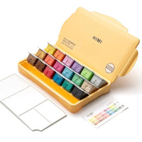 Himi Metallic Jelly Cup Gouache 18 Paints Set - Himi