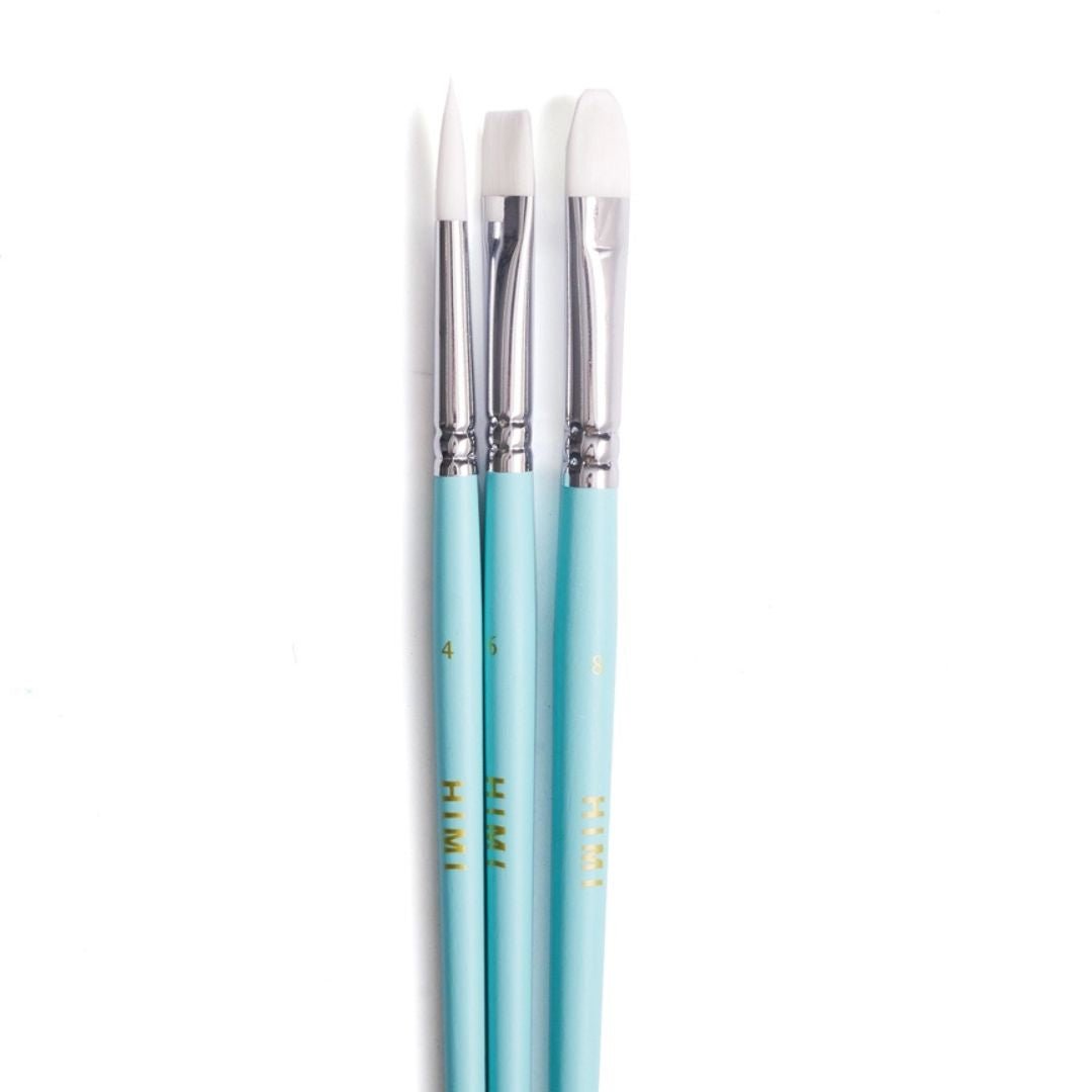 Himi Paintbrushes Set of 3 - Blue - Himi