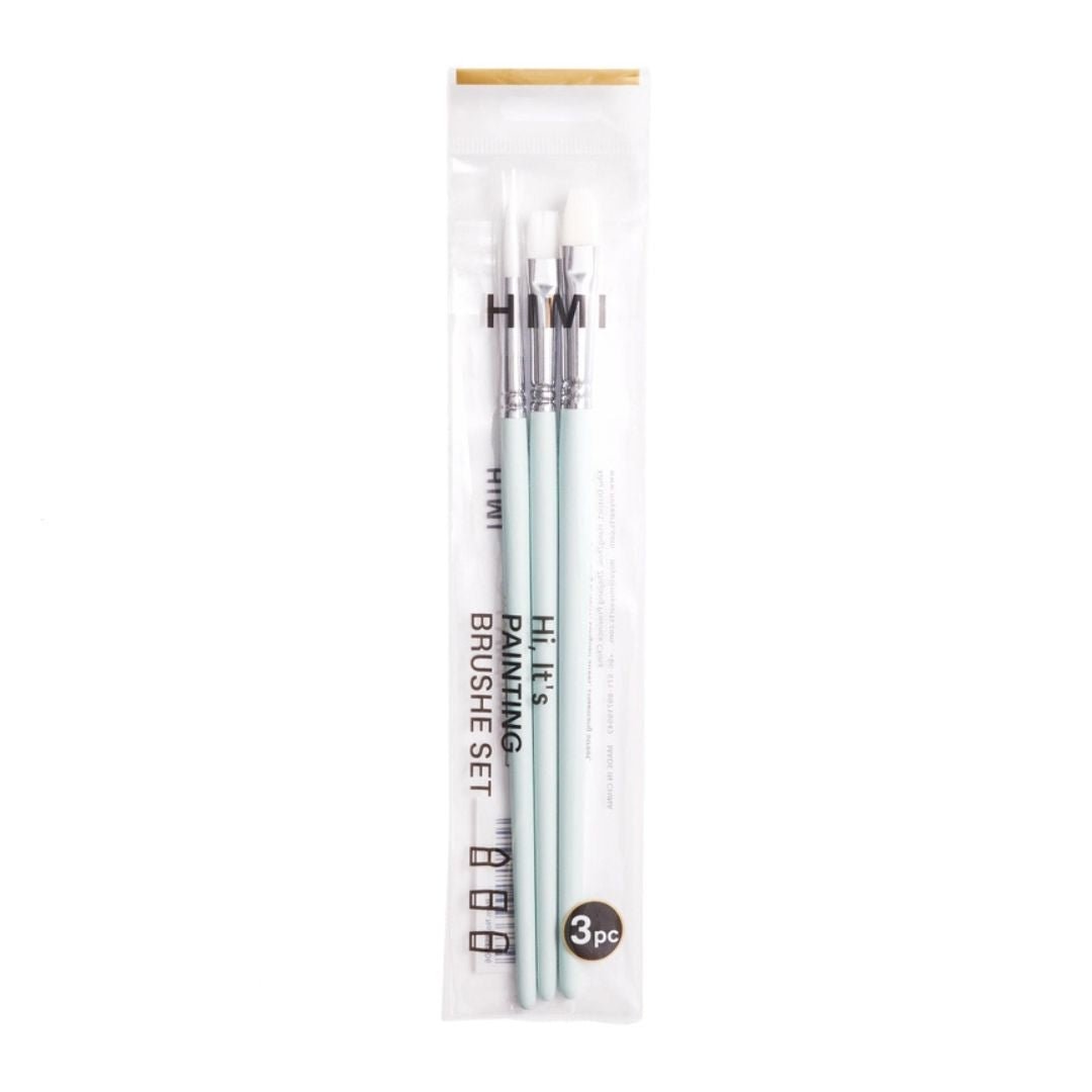 Himi Paintbrushes Set of 3 - Green - Himi