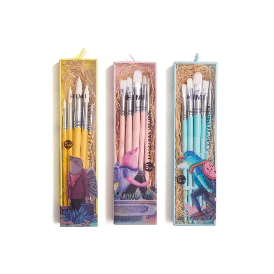 Himi Paintbrushes Set of 5 - Blue - Himi