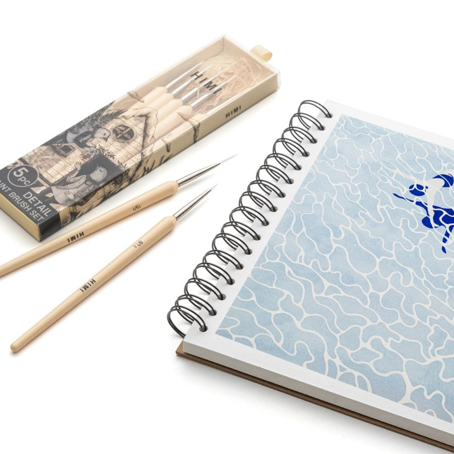 Himi Paintbrushes Set of 5 Liner Detail Brushes - Himi