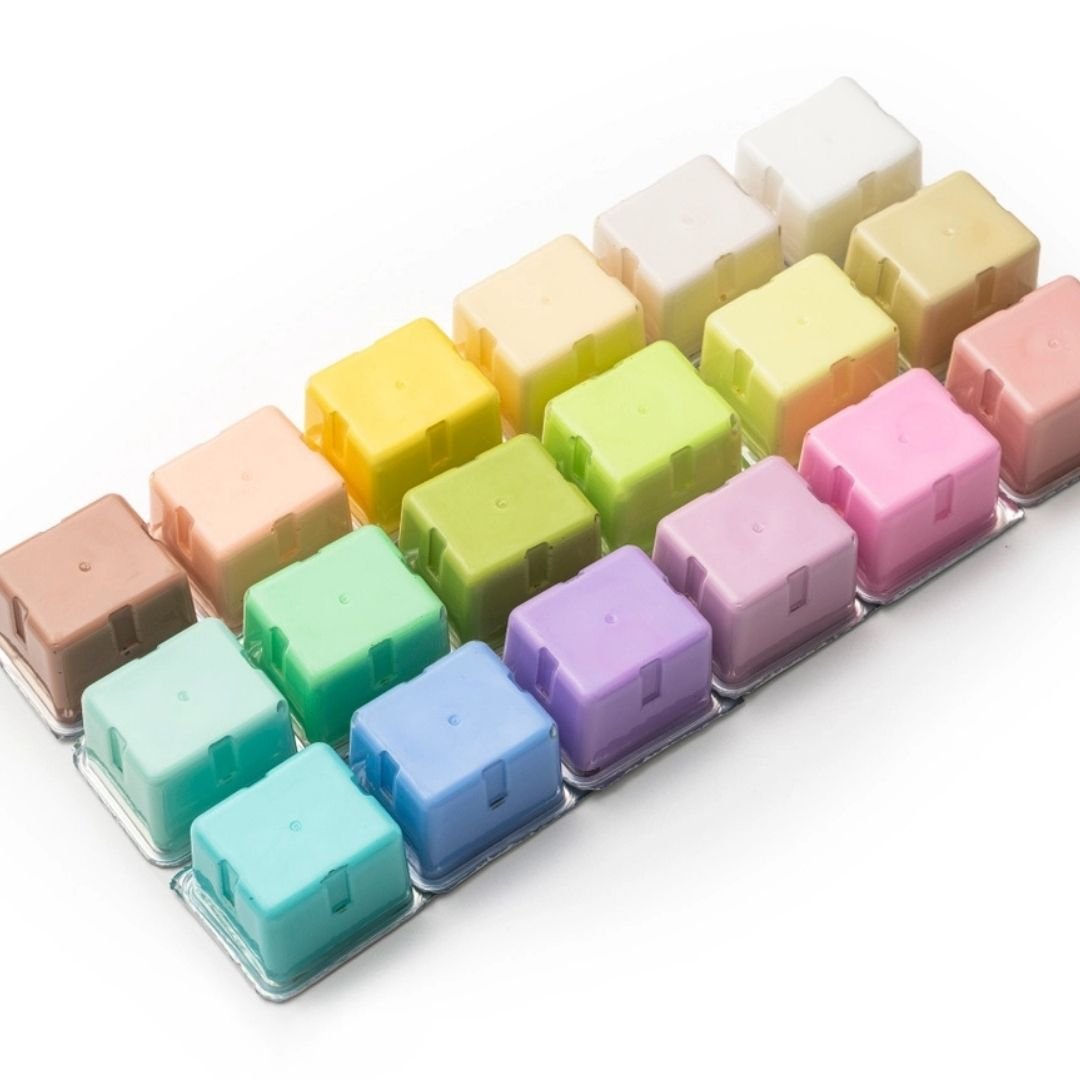 Himi Pastel Jelly Cup Gouache 18 Paints Set - Himi