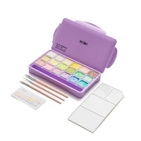 Himi Pastel Jelly Cup Gouache 18 Paints Set - Himi