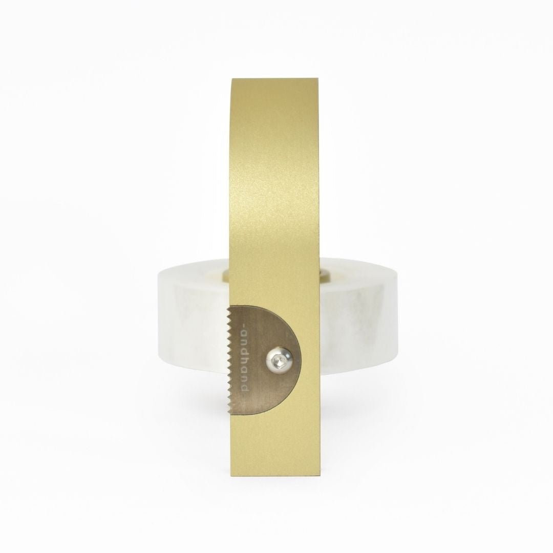 Hoop Tape Dispenser - Gold Lustre - Andhand - Under the Rowan Trees