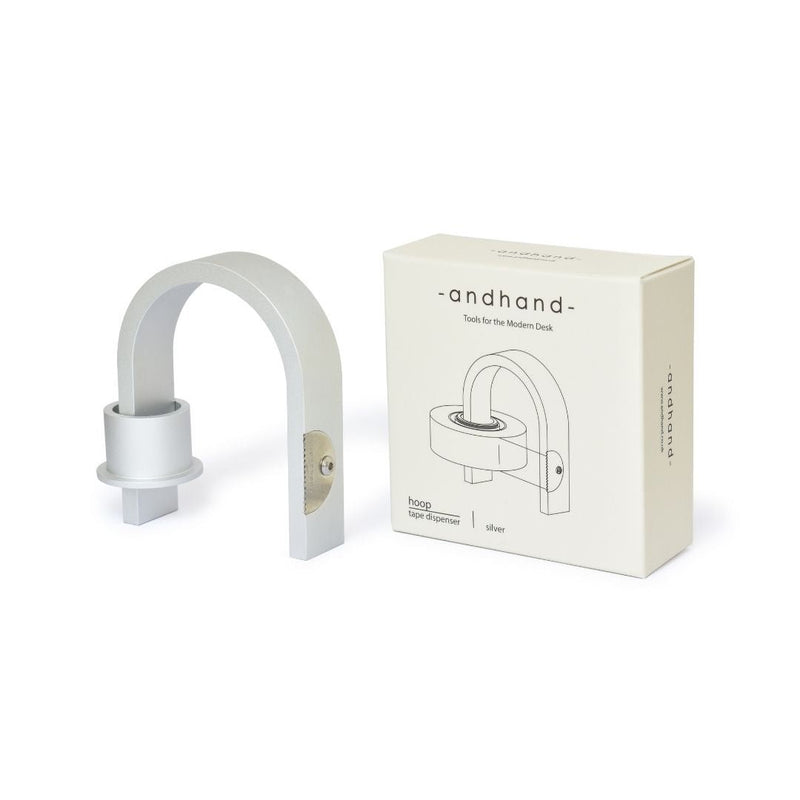 Hoop Tape Dispenser-Tape Dispenser-Andhand-Silver