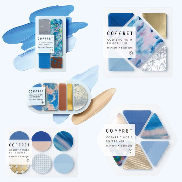 Horizon Blue Coffret Transparent Stickers-Stickers-King Jim-Bar