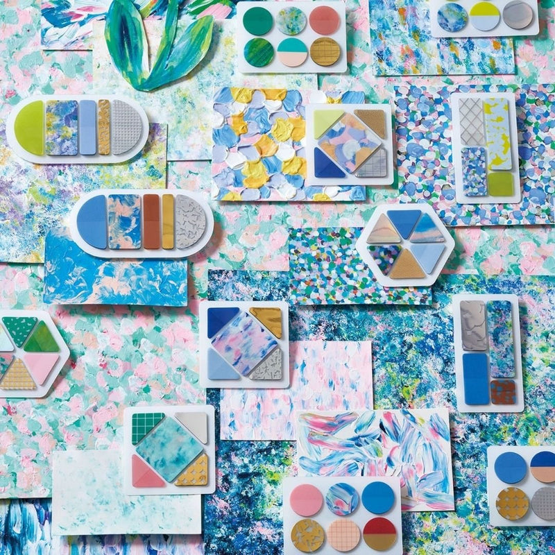 Horizon Blue Coffret Transparent Stickers-Stickers-King Jim-Bar