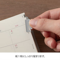 Index Clips Chiratto Medium - Silver - Midori