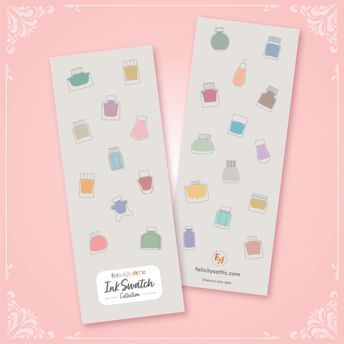 Ink Swatch Books - Grey - Felicity's Attic