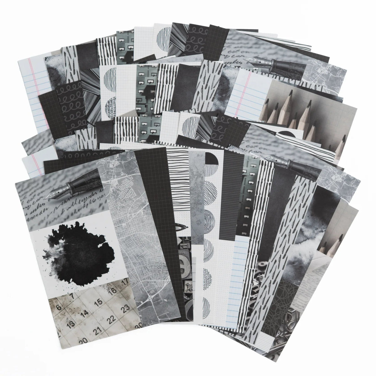 Ink & Type Collage Paper - Archer & Olive - Archer & Olive