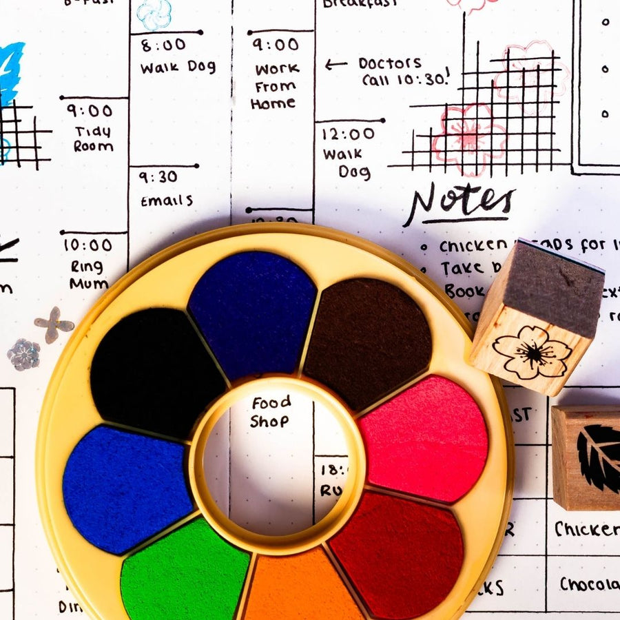 Irodori Stamp Pad Doughnut - Shachihata