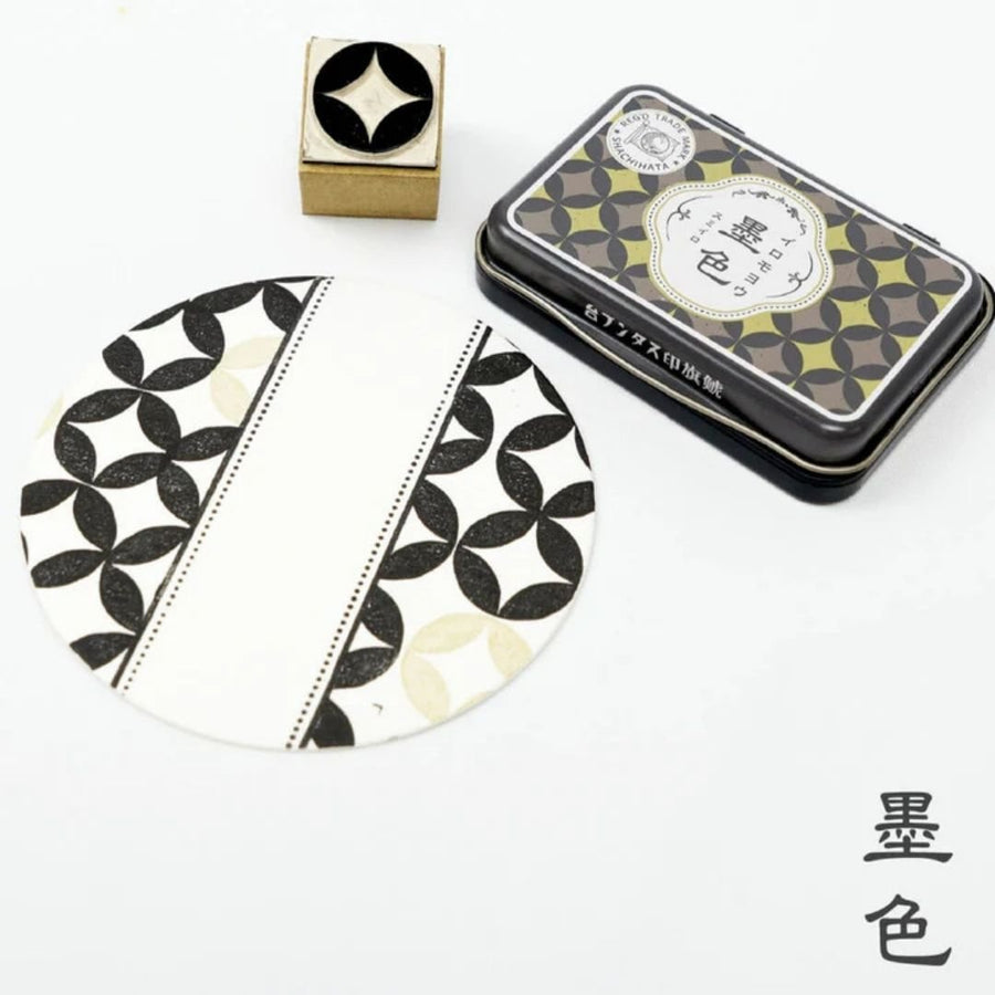 Iromoyo 1925 Anniversary Ink Pads - Black - Shachihata