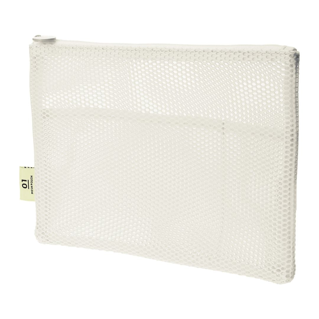 Ivory Mesh Pouch A5 - Mark's Inc. - Under the Rowan Trees