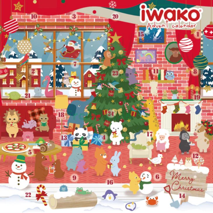 Iwako Erasers Advent Calendar 2025 - Iwako