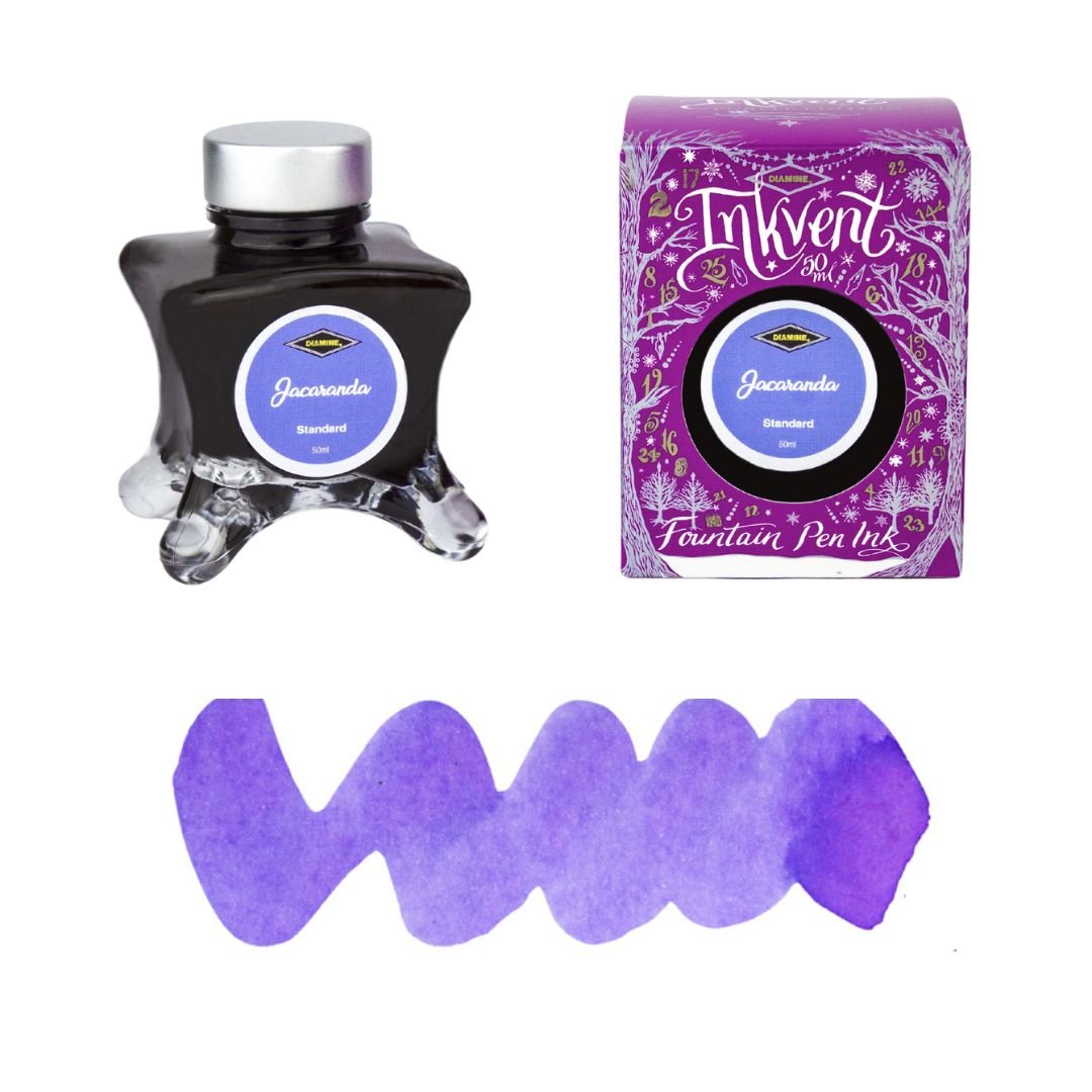 Jacaranda Diamine 50ml Fountain Pen Ink Purple Inkvent Edition - Diamine - Under the Rowan Trees