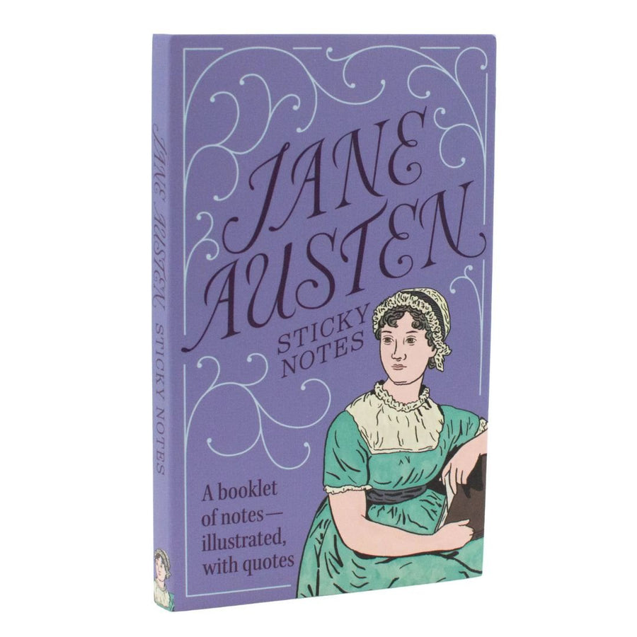 Jane Austen Sticky Notes Tri-Fold - The Unemployed Philosophers Guild