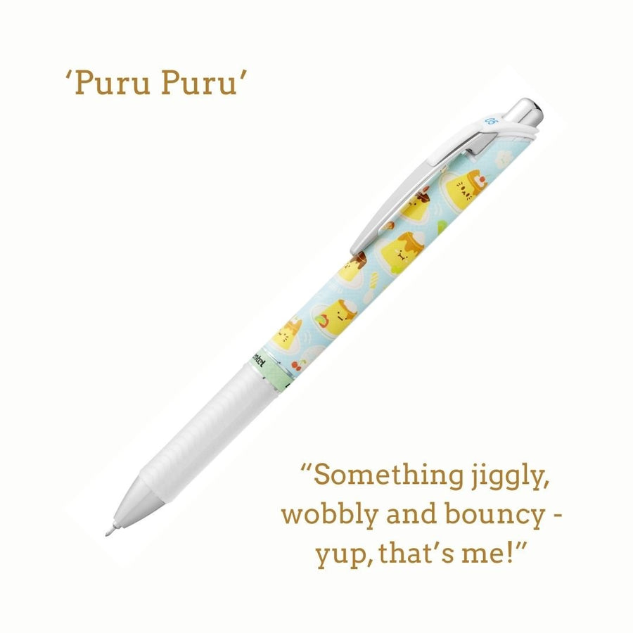 Japanese Onomatopoeia Kawaii Edition Energel 0.5 Rollerball - Kira Kira - Pentel
