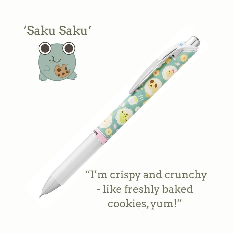 Japanese Onomatopoeia Kawaii Edition Energel 0.5 Rollerball - Puru Puru - Pentel