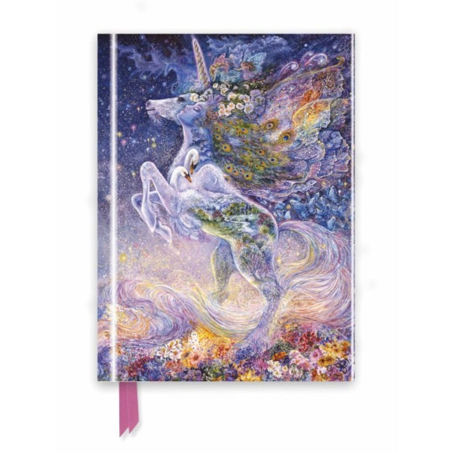 Josephine Wall: Soul of a Unicorn A5 Lined Notebook - Flame Tree - Notebooks - Under the Rowan Trees