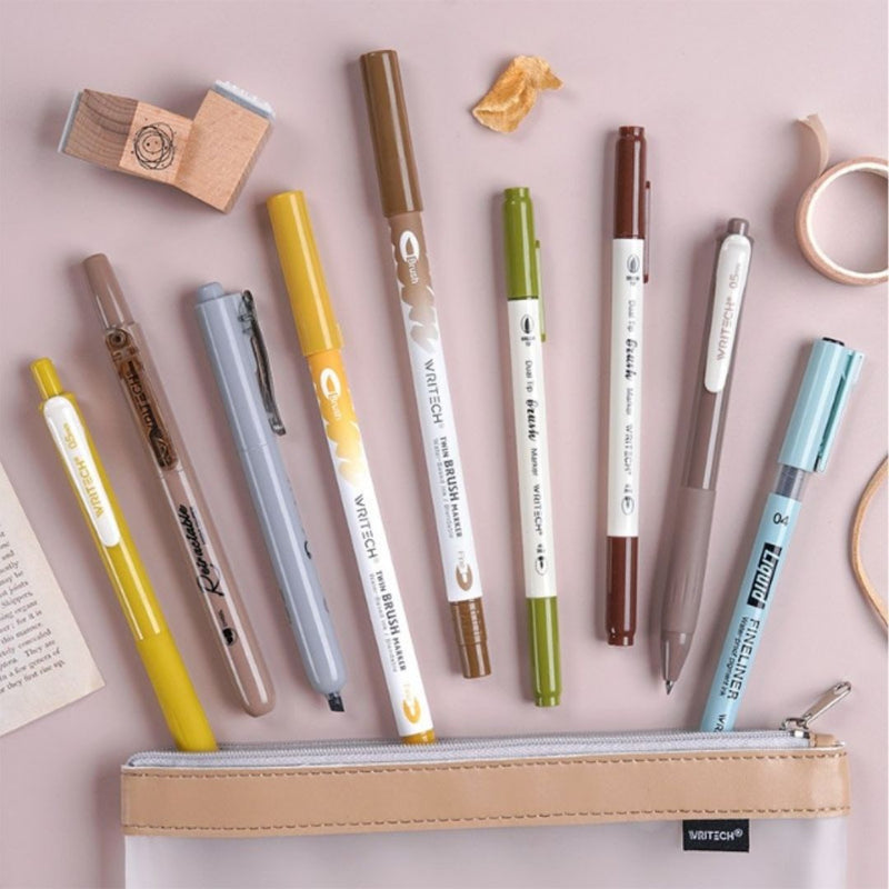Journal Pen Set - Create Your Planner Aesthetic-Pens-Writech-Earth Tones