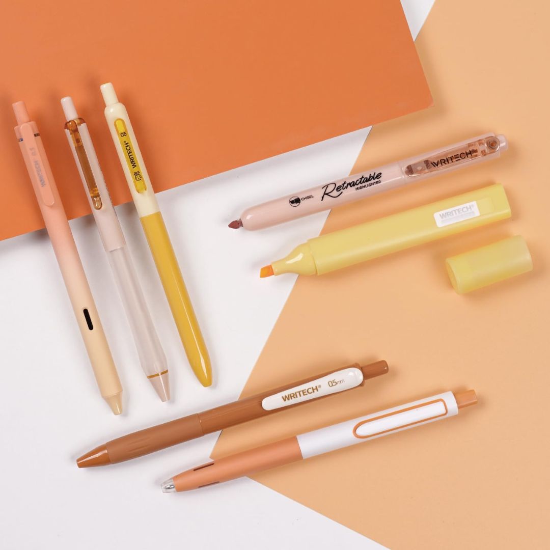 Journal Pen Set Oranges 7pcs - Writech