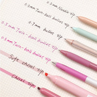 Journal Pen Set Pinks 7pcs - Writech - Under the Rowan Trees